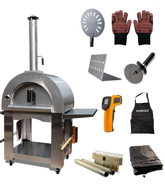 Wood-Fired Pizza Oven with Professional Grade