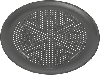 Metallic Professional 14-Inch Deep Dish Pizza Pan Non-Stick Carbon Steel Perfect for Chicago Style Pizza Cookie Cakes and more