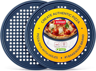 12 Inch Pizza Pan Set of 8 Stainless Steel Pizza Tray Round Non-Stick Coating Pizza Plate for Oven Kitchen Baking Home Restaurant Dishwasher Safe （Silver）
