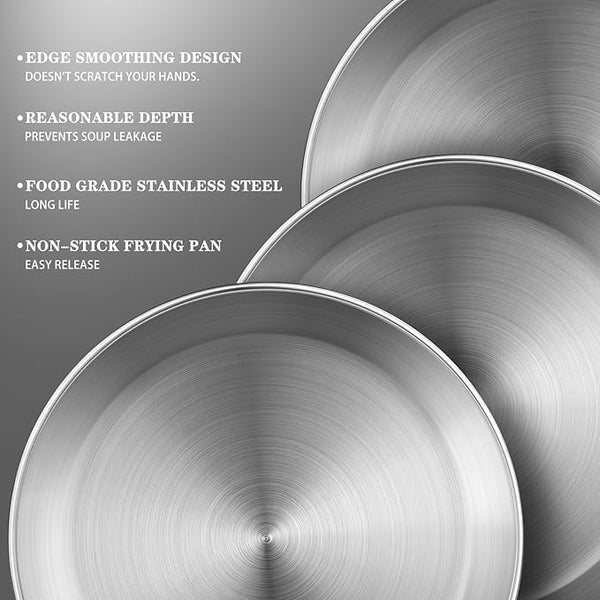 Pizza Pan 13 inch Round Pizza Baking Sheet Healthy Pizza Baking & Serving Tray Crisper Pan with Dishwasher Safe 2 Pack