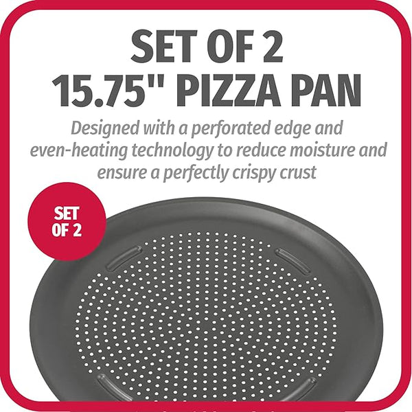 Hybrid Nonstick Pizza Steel for Pizzas and Flatbreads Up to 14 Dishwasher-Friendly BBQ and Oven-Safe Up to 900°F