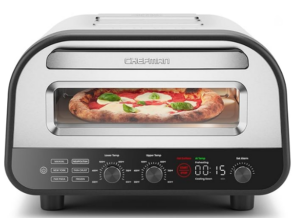 Pizza Oven - Makes 12 Inch Pizzas in Minutes, Heats up to 800°F